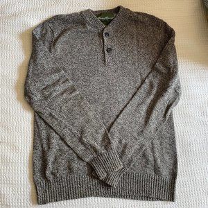 Eddie Bauer Large Tall Henley Sweater